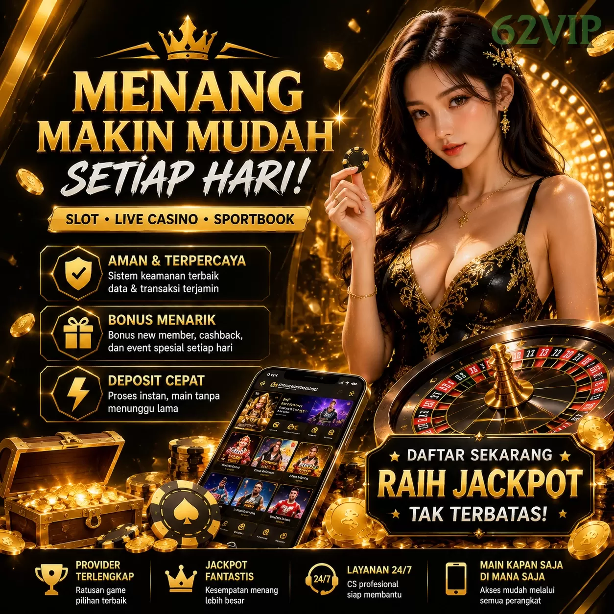 Main 62vipyaboss88q Menang Jackpot Besar